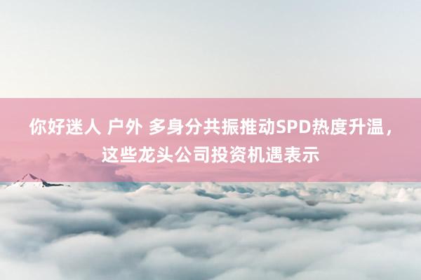 你好迷人 户外 多身分共振推动SPD热度升温，这些龙头公司投资机遇表示