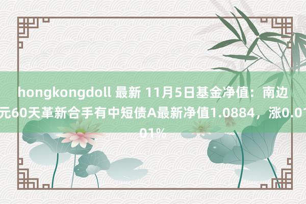 hongkongdoll 最新 11月5日基金净值：南边旺元60天革新合手有中短债A最新净值1.0884，涨0.01%