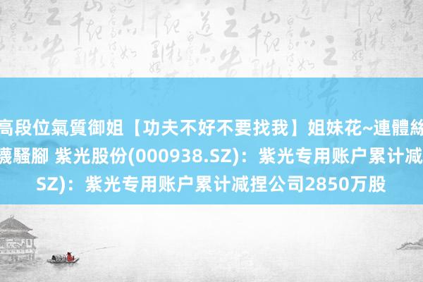 高段位氣質御姐【功夫不好不要找我】姐妹花~連體絲襪~大奶晃動~絲襪騷腳 紫光股份(000938.SZ)：紫光专用账户累计减捏公司2850万股