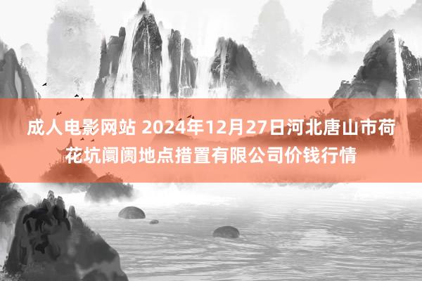 成人电影网站 2024年12月27日河北唐山市荷花坑阛阓地点措置有限公司价钱行情