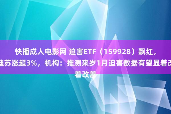 快播成人电影网 迫害ETF（159928）飘红，安迪苏涨超3%，机构：推测来岁1月迫害数据有望显着改善