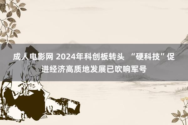 成人电影网 2024年科创板转头  “硬科技”促进经济高质地发展已吹响军号