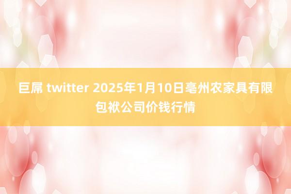 巨屌 twitter 2025年1月10日亳州农家具有限包袱公司价钱行情